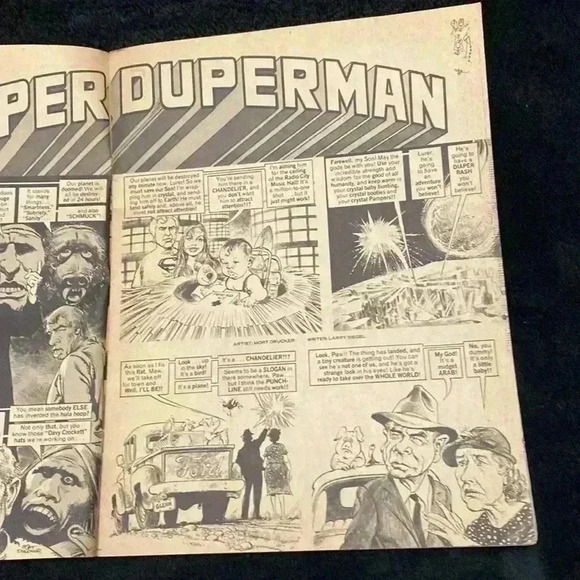 Mad Magazine  #208 1979- Superman-Battlestar Galactica - Picture 5 of 7